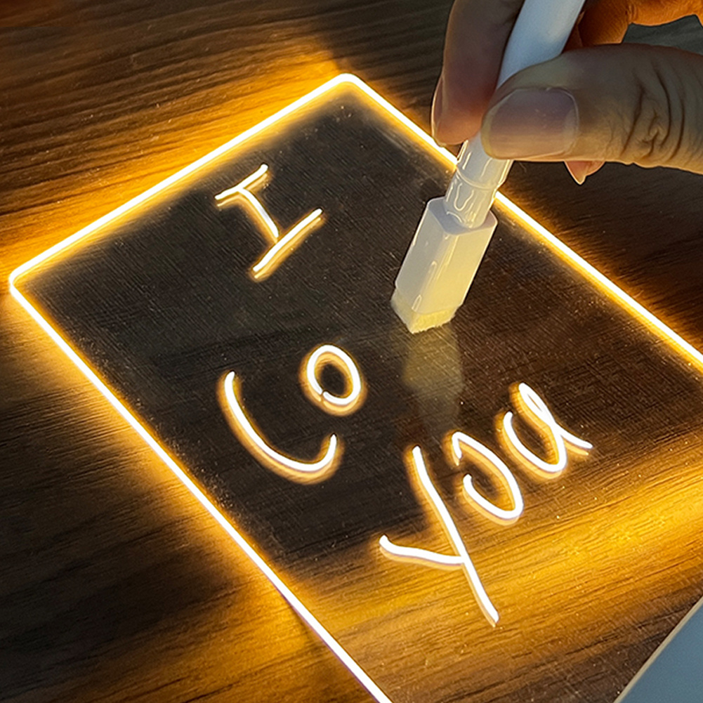 Pizarra LED con Luz Nocturna USB para Mensajes – Incluye Marcador Borrable, Decoración y Regalo 99976ad5 28a2 4b16 bb56 e5d69c2fc698.jpg